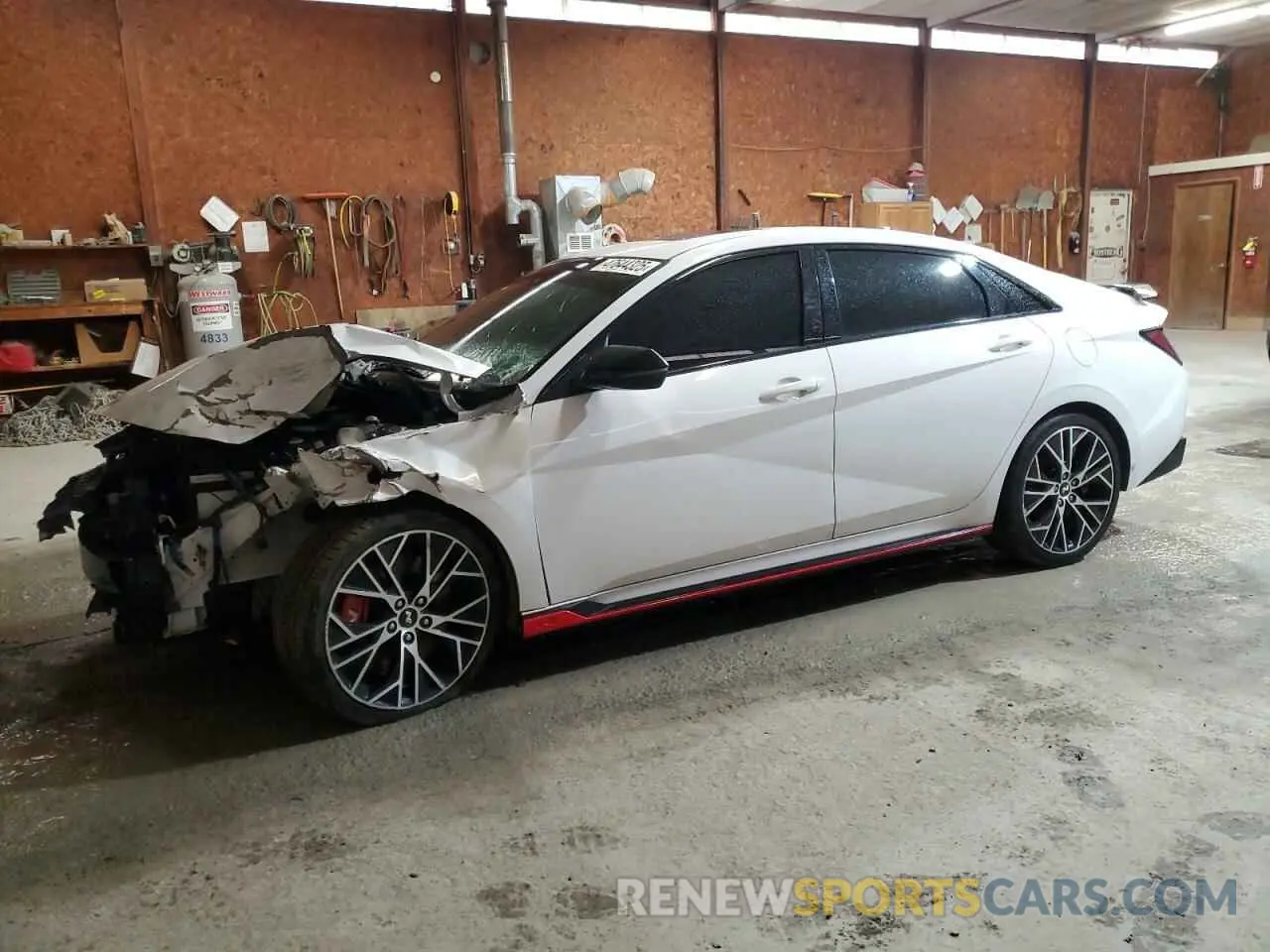 1 Photograph of a damaged car KMHLW4AK9NU006877 HYUNDAI ELANTRA 2022