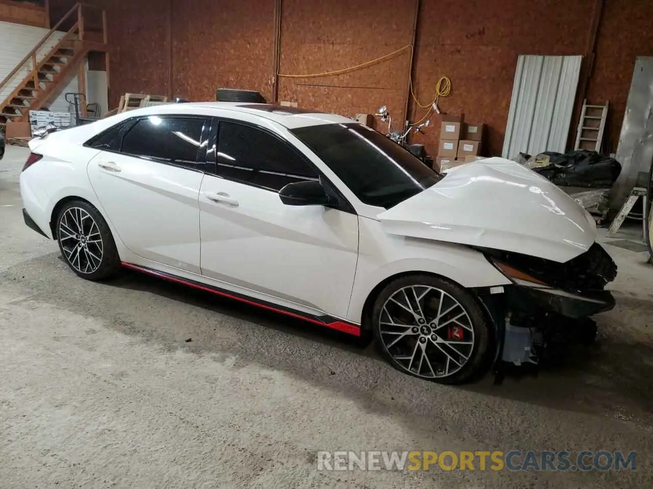 4 Photograph of a damaged car KMHLW4AK9NU006877 HYUNDAI ELANTRA 2022