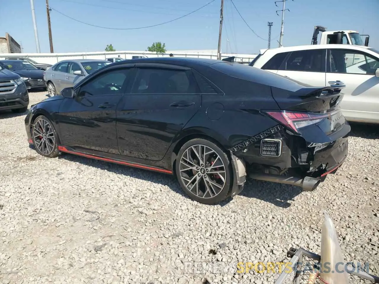 2 Photograph of a damaged car KMHLW4AK9NU008872 HYUNDAI ELANTRA 2022