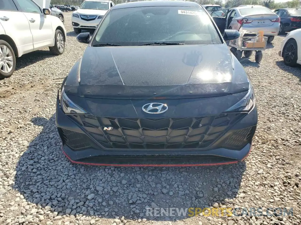 5 Photograph of a damaged car KMHLW4AK9NU008872 HYUNDAI ELANTRA 2022