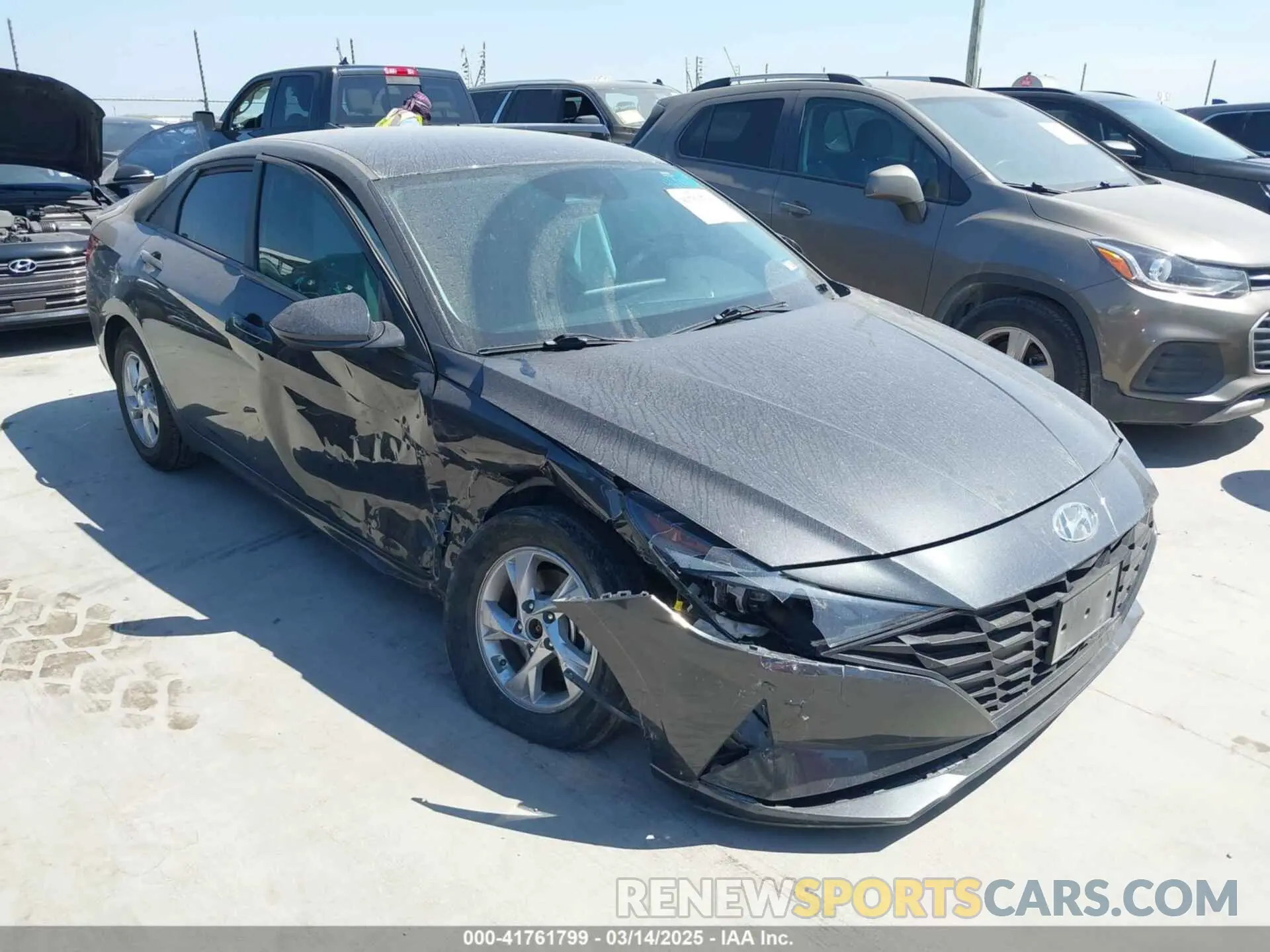 1 Photograph of a damaged car 5NPLL4AG2PH110018 HYUNDAI ELANTRA 2023