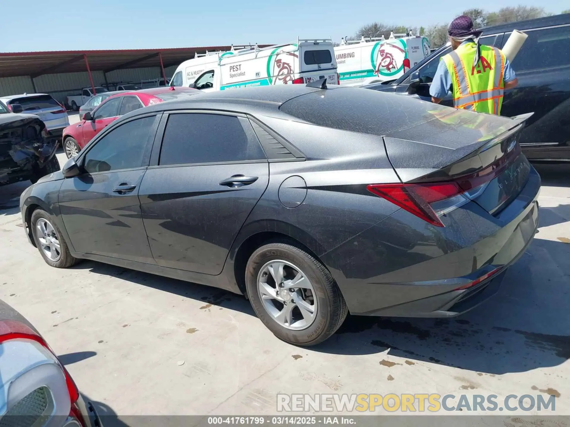 14 Photograph of a damaged car 5NPLL4AG2PH110018 HYUNDAI ELANTRA 2023