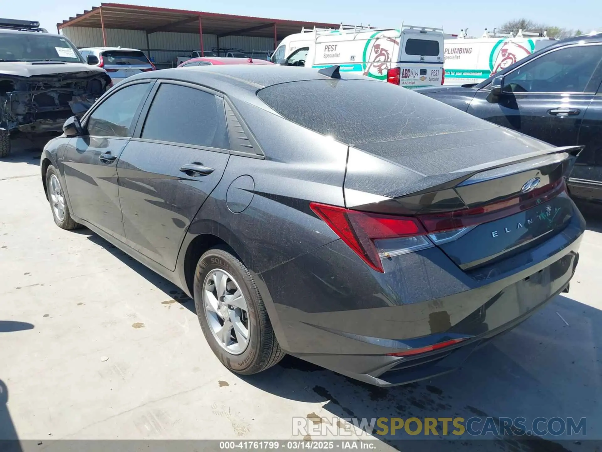 3 Photograph of a damaged car 5NPLL4AG2PH110018 HYUNDAI ELANTRA 2023