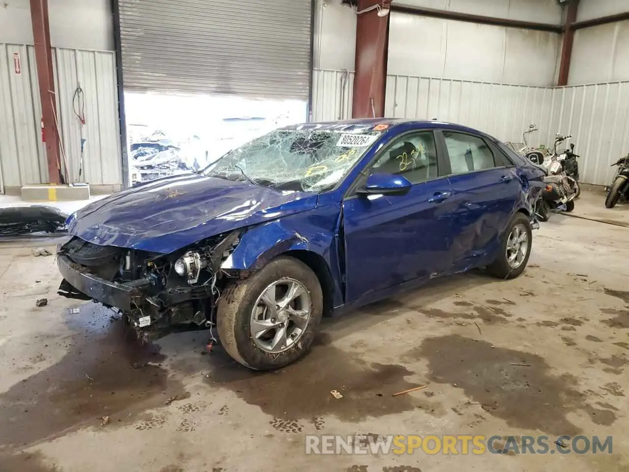 1 Photograph of a damaged car 5NPLL4AG3PH116944 HYUNDAI ELANTRA 2023