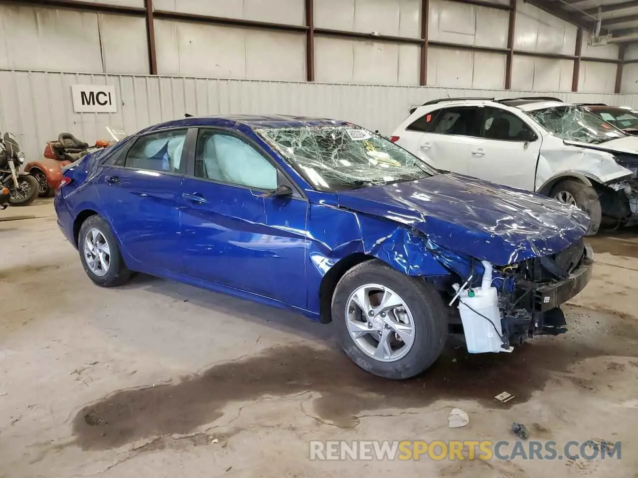 4 Photograph of a damaged car 5NPLL4AG3PH116944 HYUNDAI ELANTRA 2023