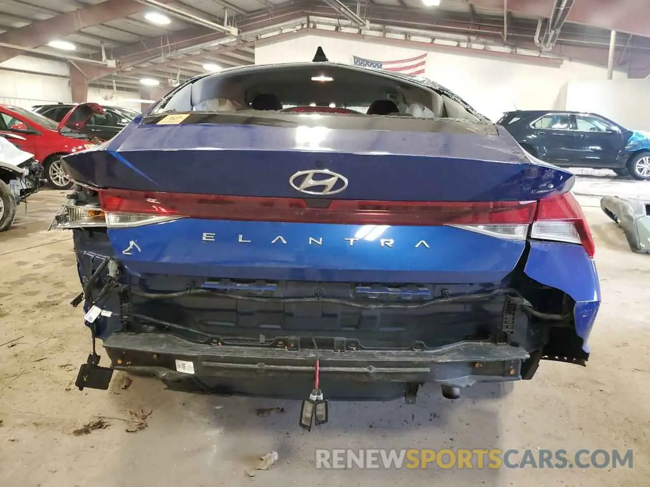 6 Photograph of a damaged car 5NPLL4AG3PH116944 HYUNDAI ELANTRA 2023