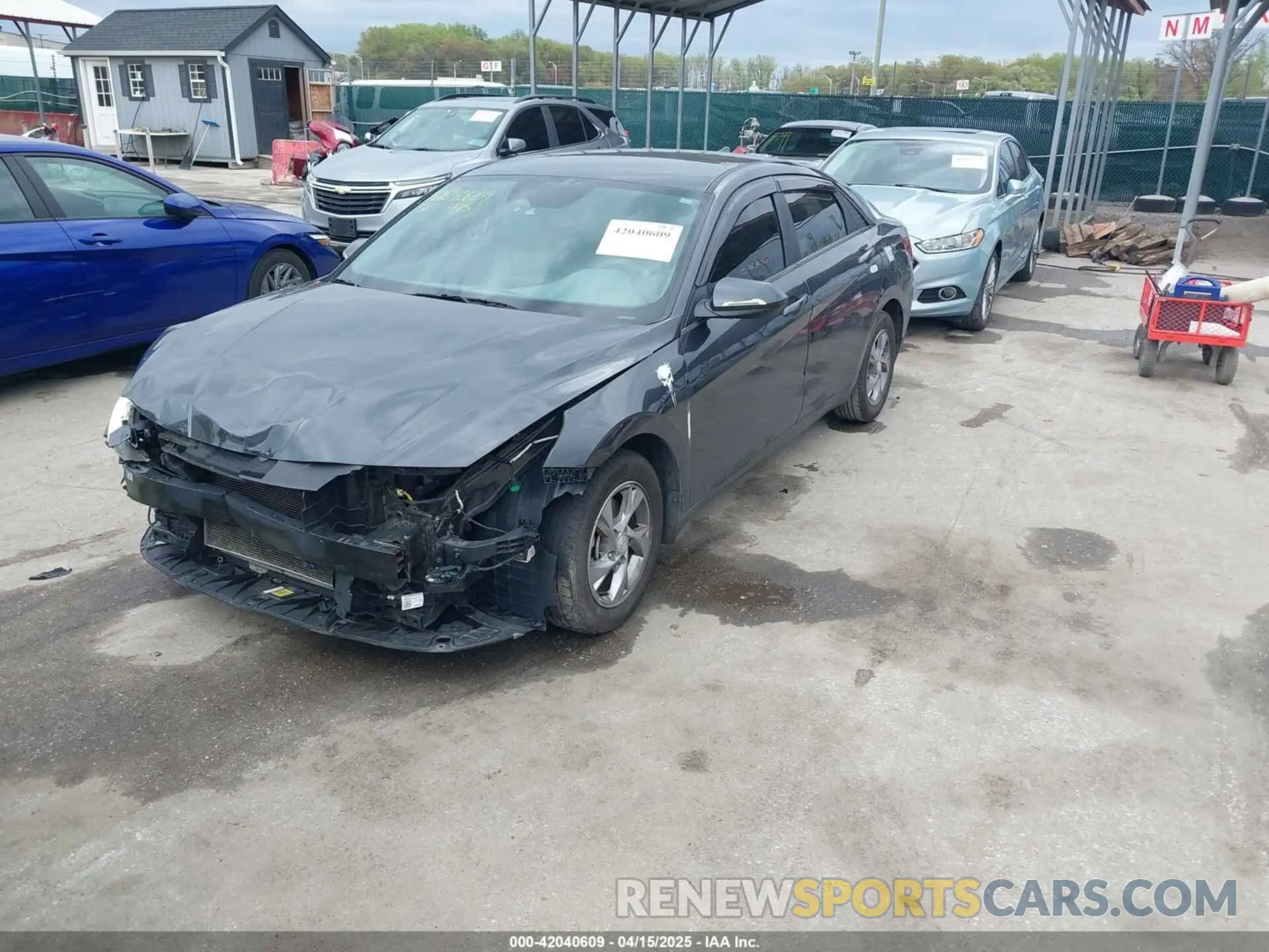2 Photograph of a damaged car 5NPLL4AG4PH113342 HYUNDAI ELANTRA 2023