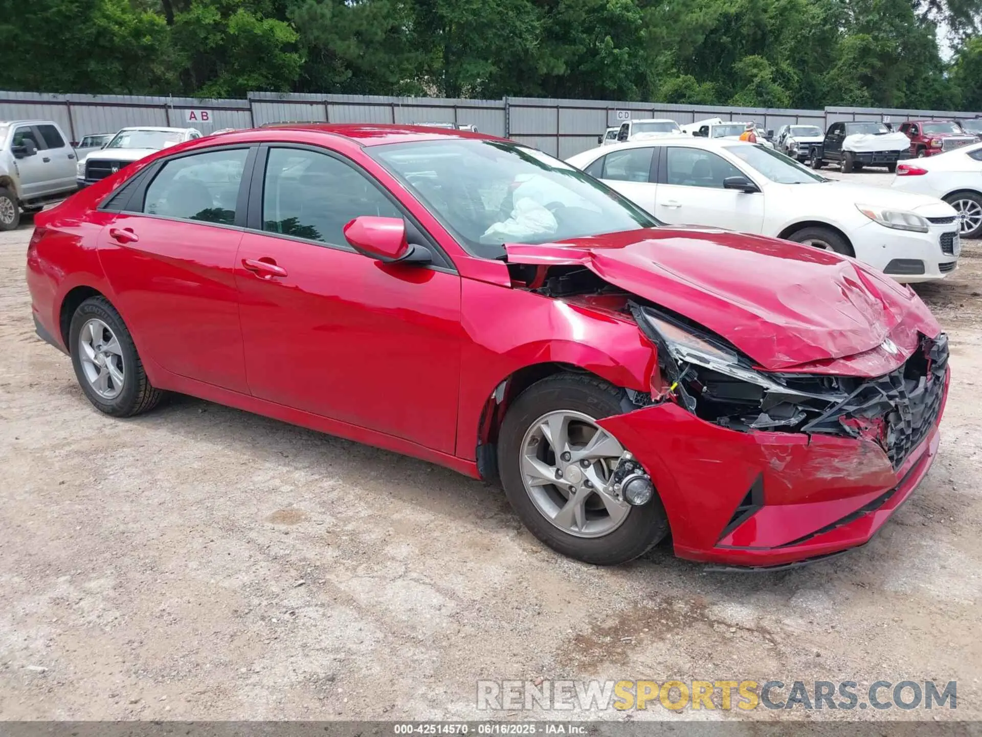 1 Photograph of a damaged car 5NPLL4AG6PH108725 HYUNDAI ELANTRA 2023