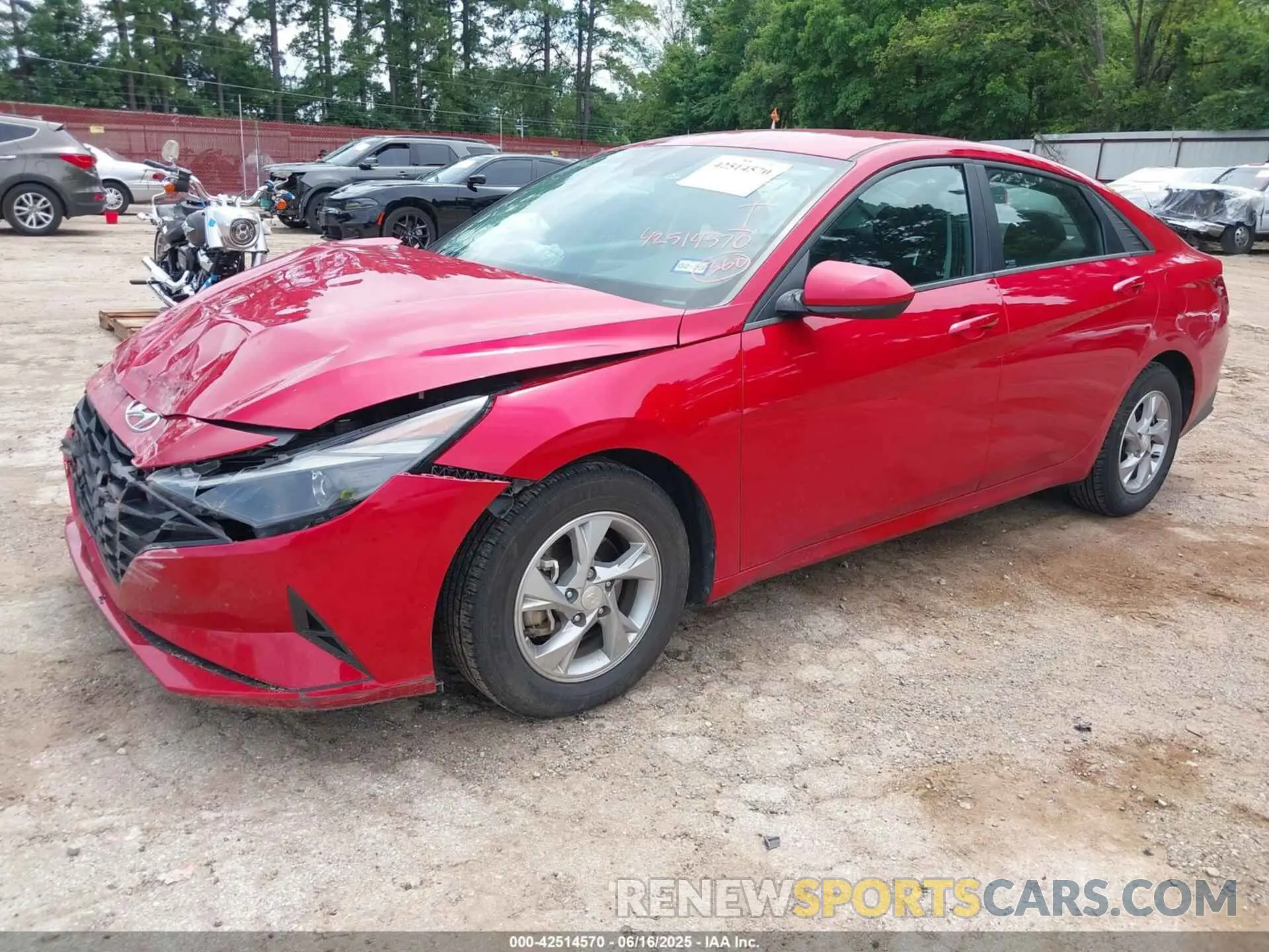 2 Photograph of a damaged car 5NPLL4AG6PH108725 HYUNDAI ELANTRA 2023