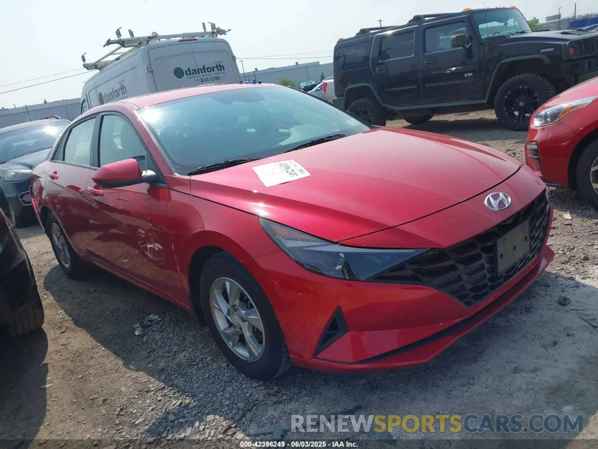 1 Photograph of a damaged car 5NPLL4AG8PH116583 HYUNDAI ELANTRA 2023