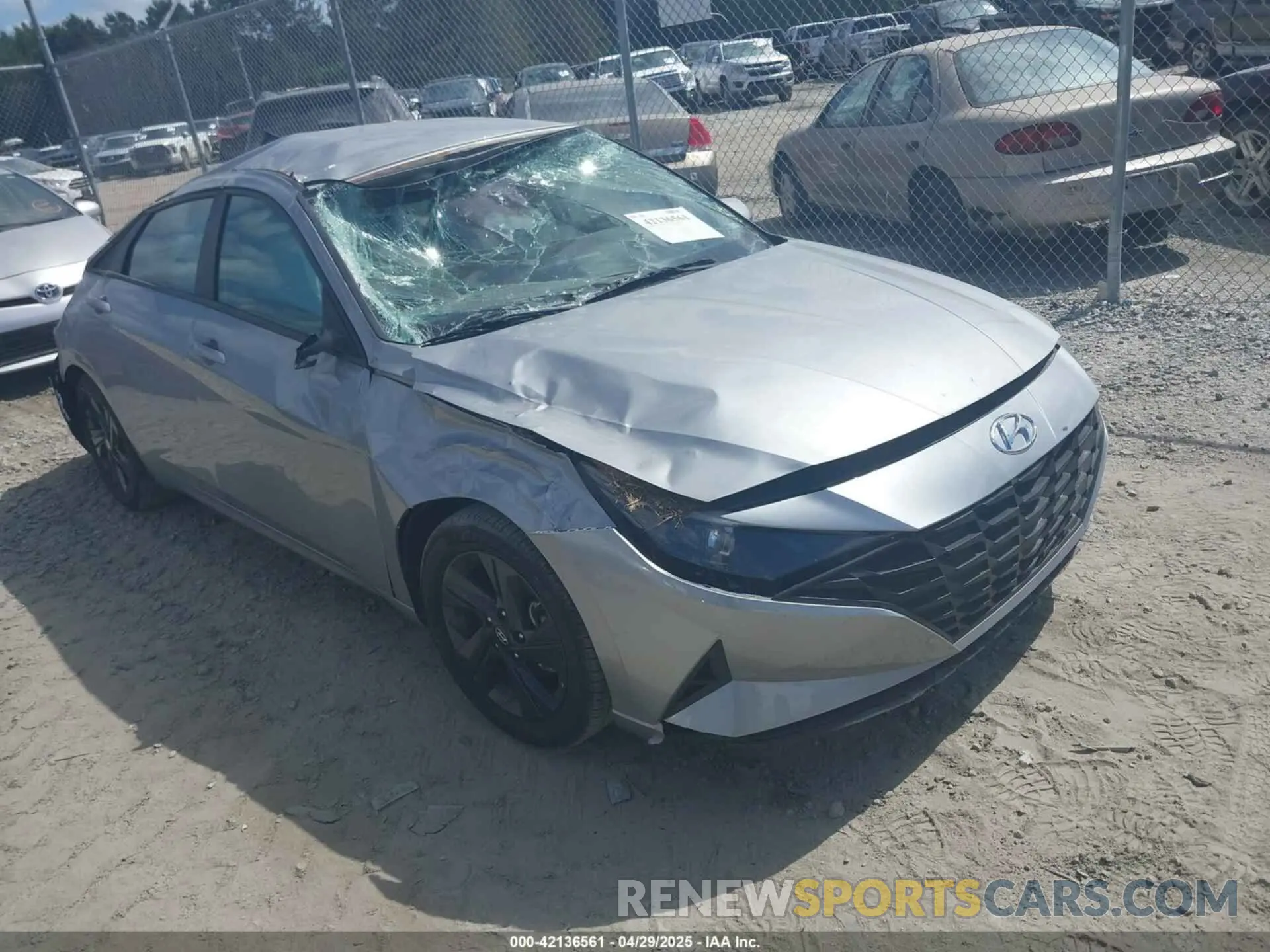 1 Photograph of a damaged car 5NPLM4AG0PH102075 HYUNDAI ELANTRA 2023