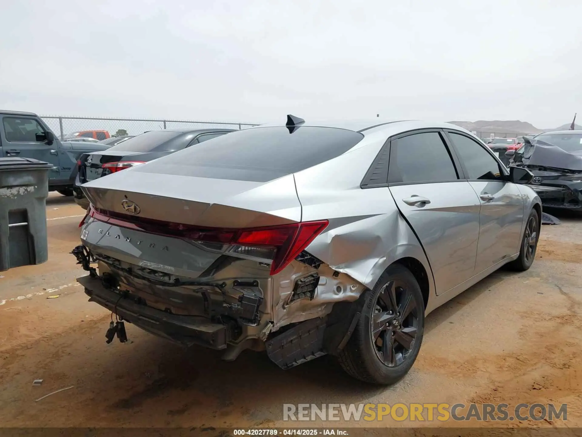 6 Photograph of a damaged car 5NPLM4AG0PH103047 HYUNDAI ELANTRA 2023