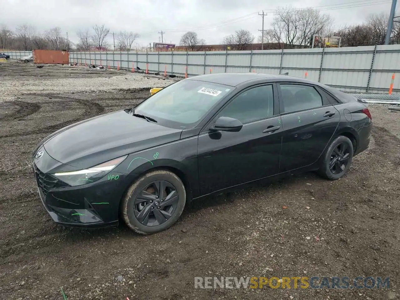1 Photograph of a damaged car 5NPLM4AG0PH112329 HYUNDAI ELANTRA 2023