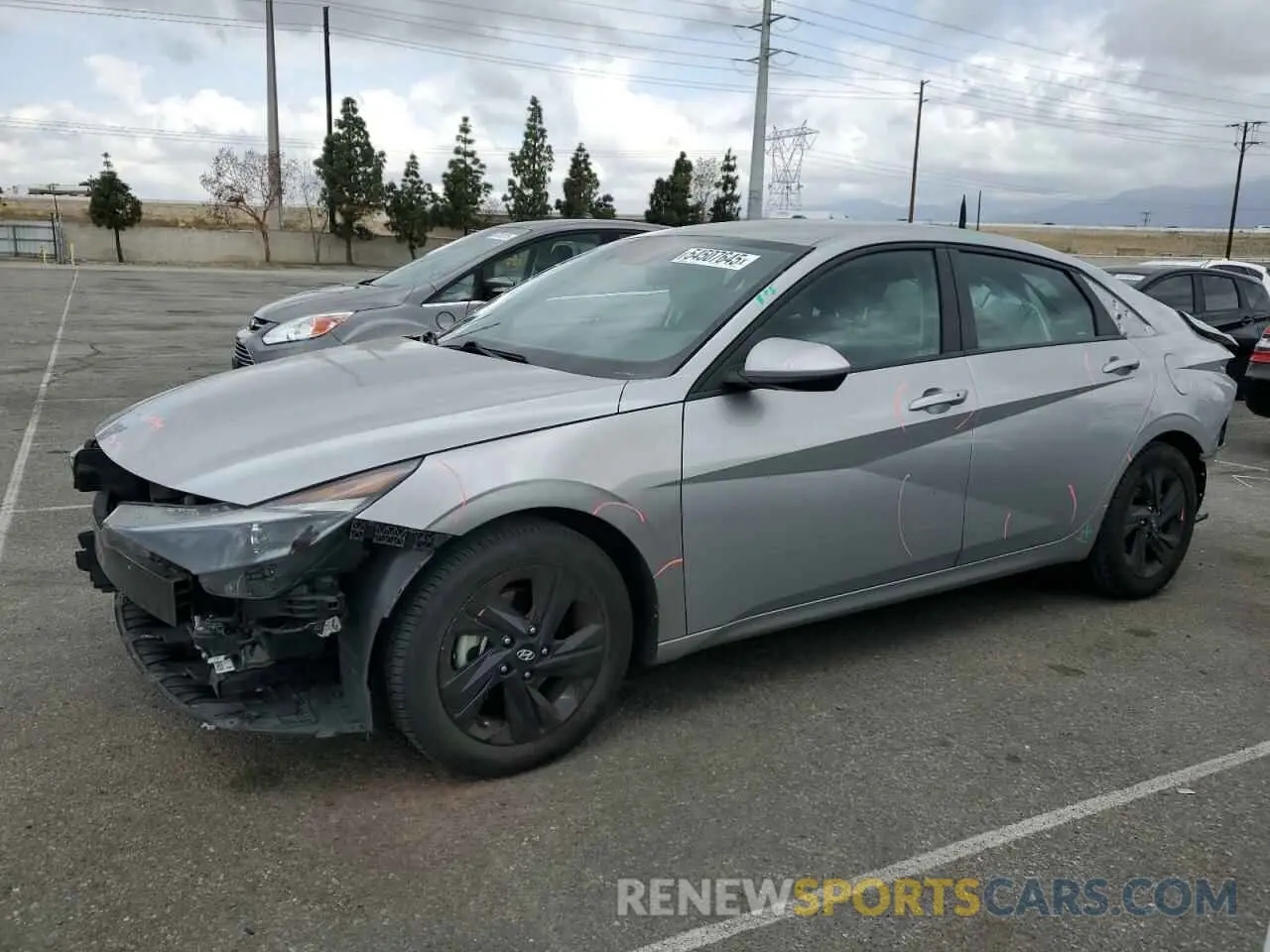 1 Photograph of a damaged car 5NPLM4AG1PH091460 HYUNDAI ELANTRA 2023