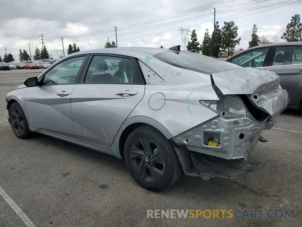 2 Photograph of a damaged car 5NPLM4AG1PH091460 HYUNDAI ELANTRA 2023