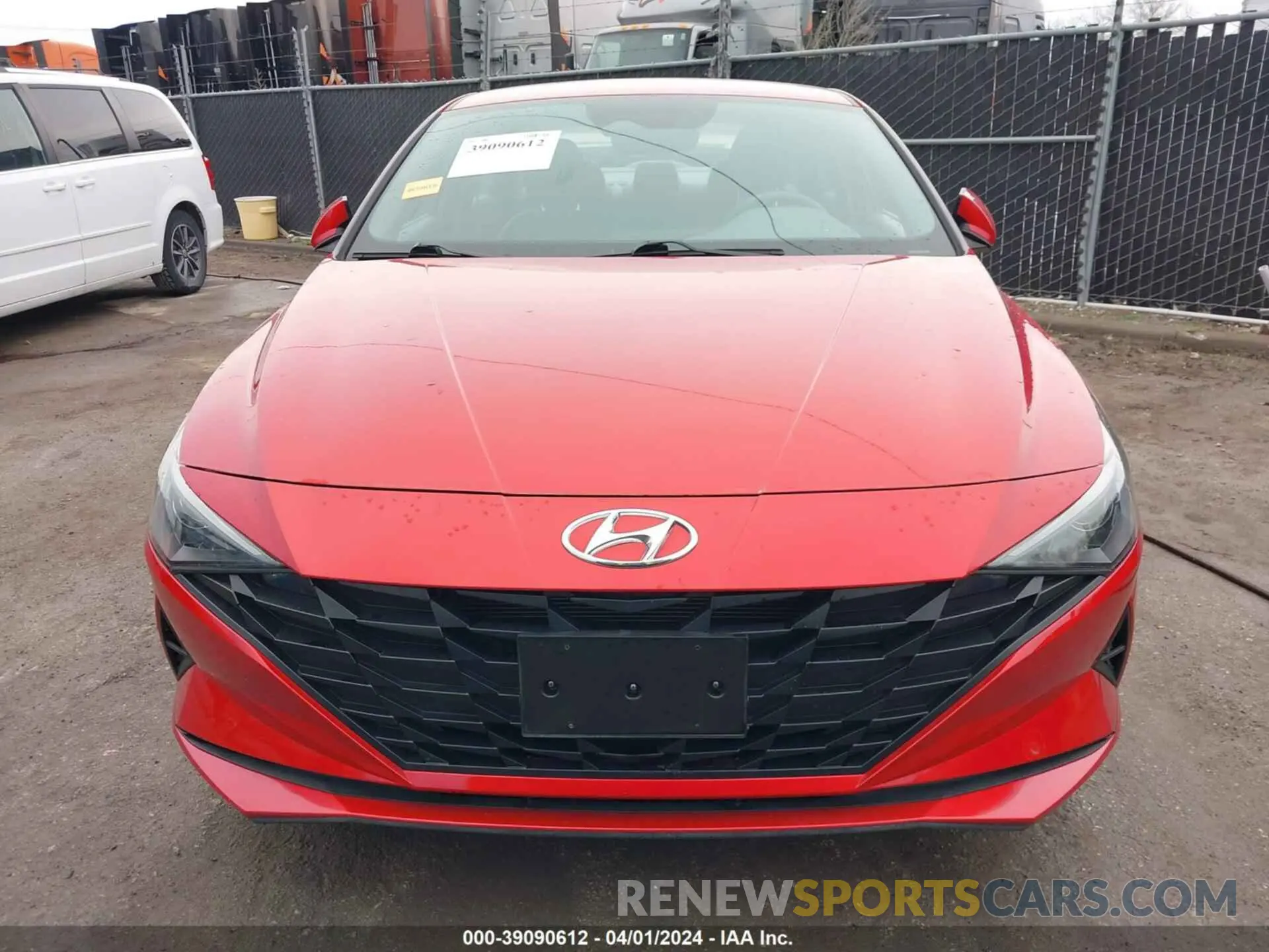 12 Photograph of a damaged car 5NPLM4AG1PH092835 HYUNDAI ELANTRA 2023