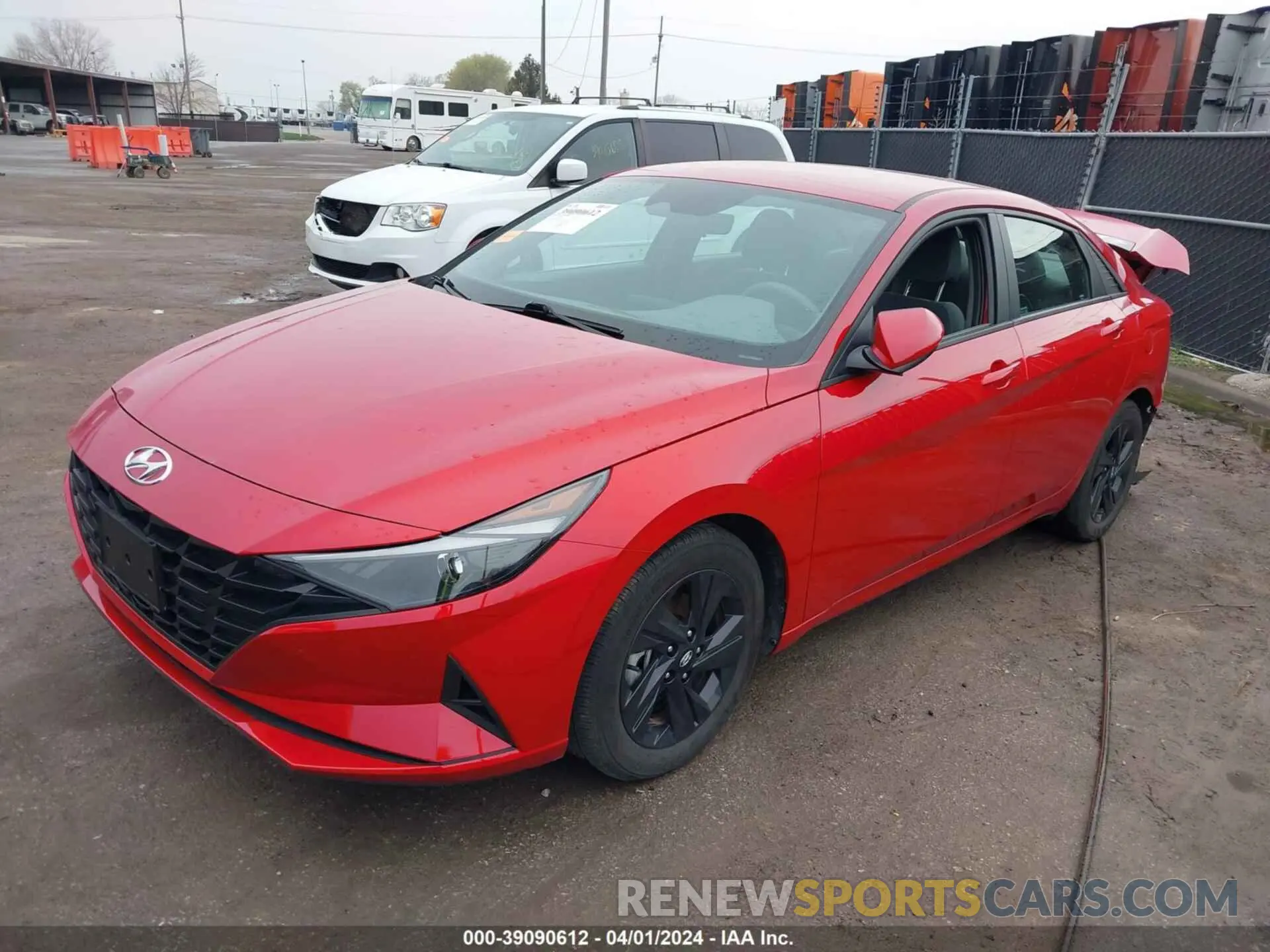 2 Photograph of a damaged car 5NPLM4AG1PH092835 HYUNDAI ELANTRA 2023