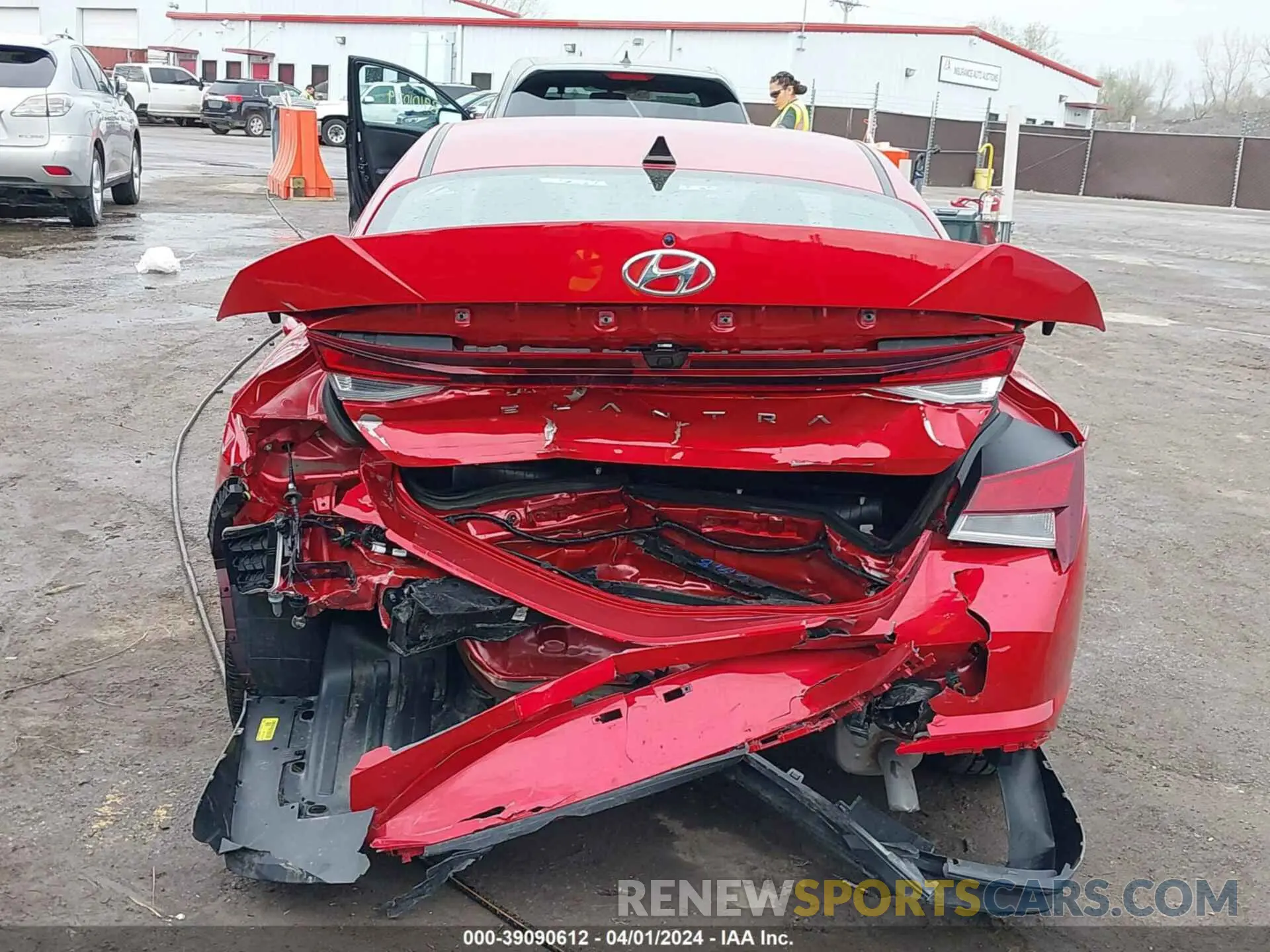 6 Photograph of a damaged car 5NPLM4AG1PH092835 HYUNDAI ELANTRA 2023