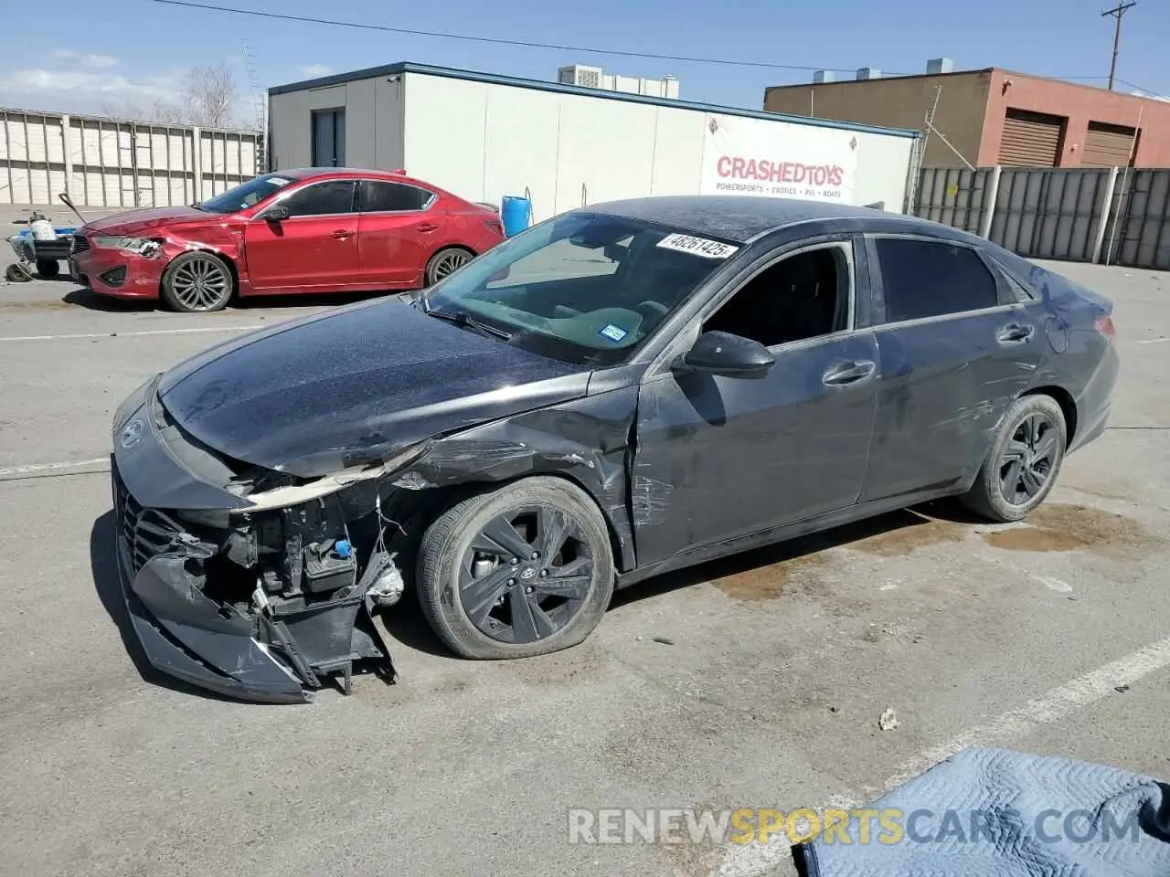 1 Photograph of a damaged car 5NPLM4AG2PH089684 HYUNDAI ELANTRA 2023
