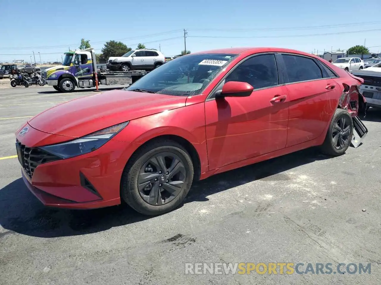 1 Photograph of a damaged car 5NPLM4AG2PH105267 HYUNDAI ELANTRA 2023