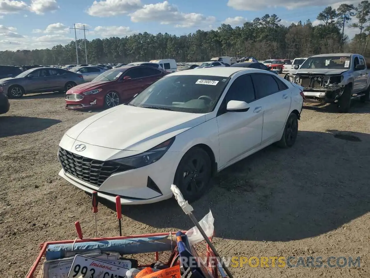 1 Photograph of a damaged car 5NPLM4AG2PH108167 HYUNDAI ELANTRA 2023