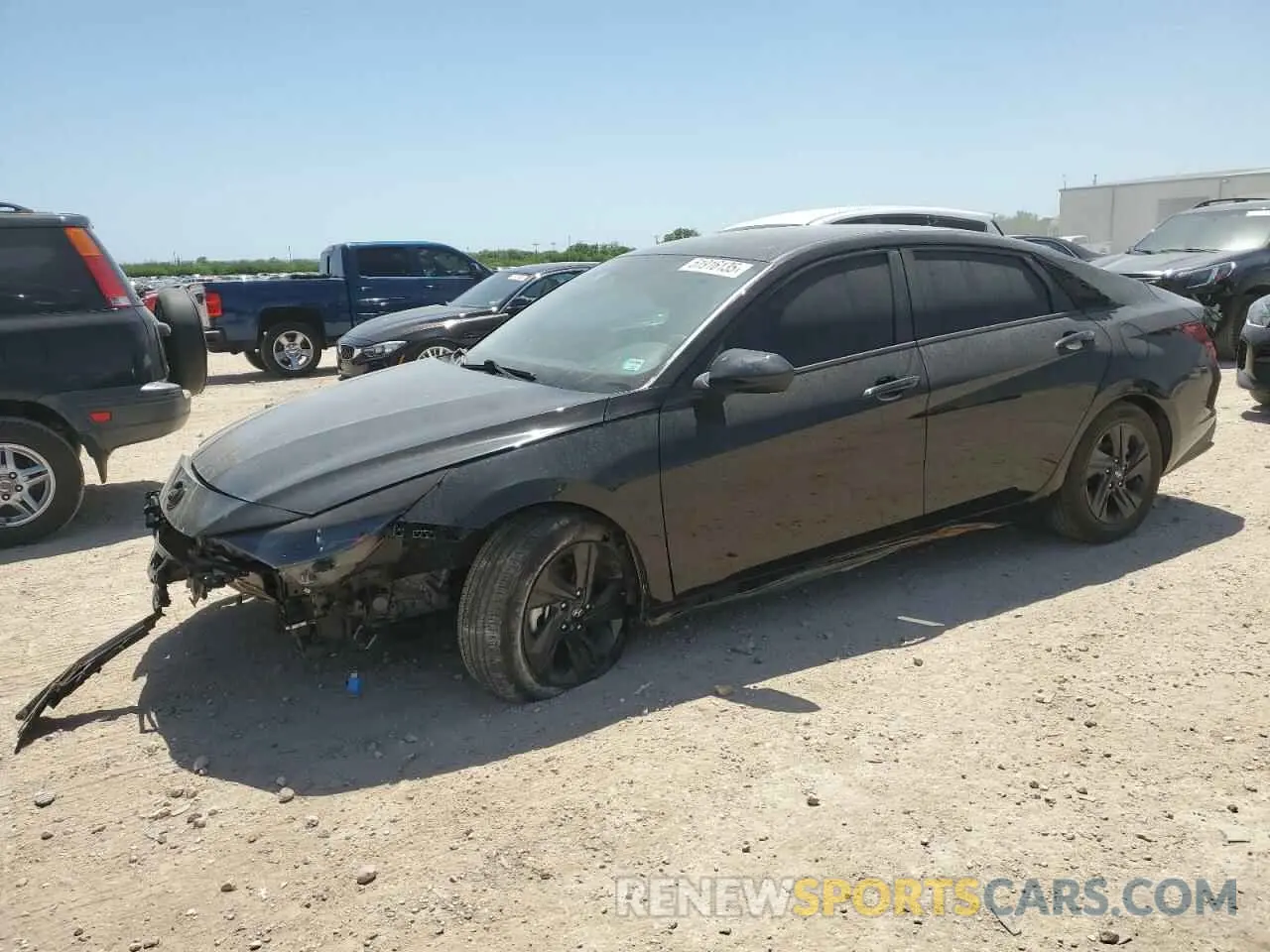 1 Photograph of a damaged car 5NPLM4AG3PH092528 HYUNDAI ELANTRA 2023