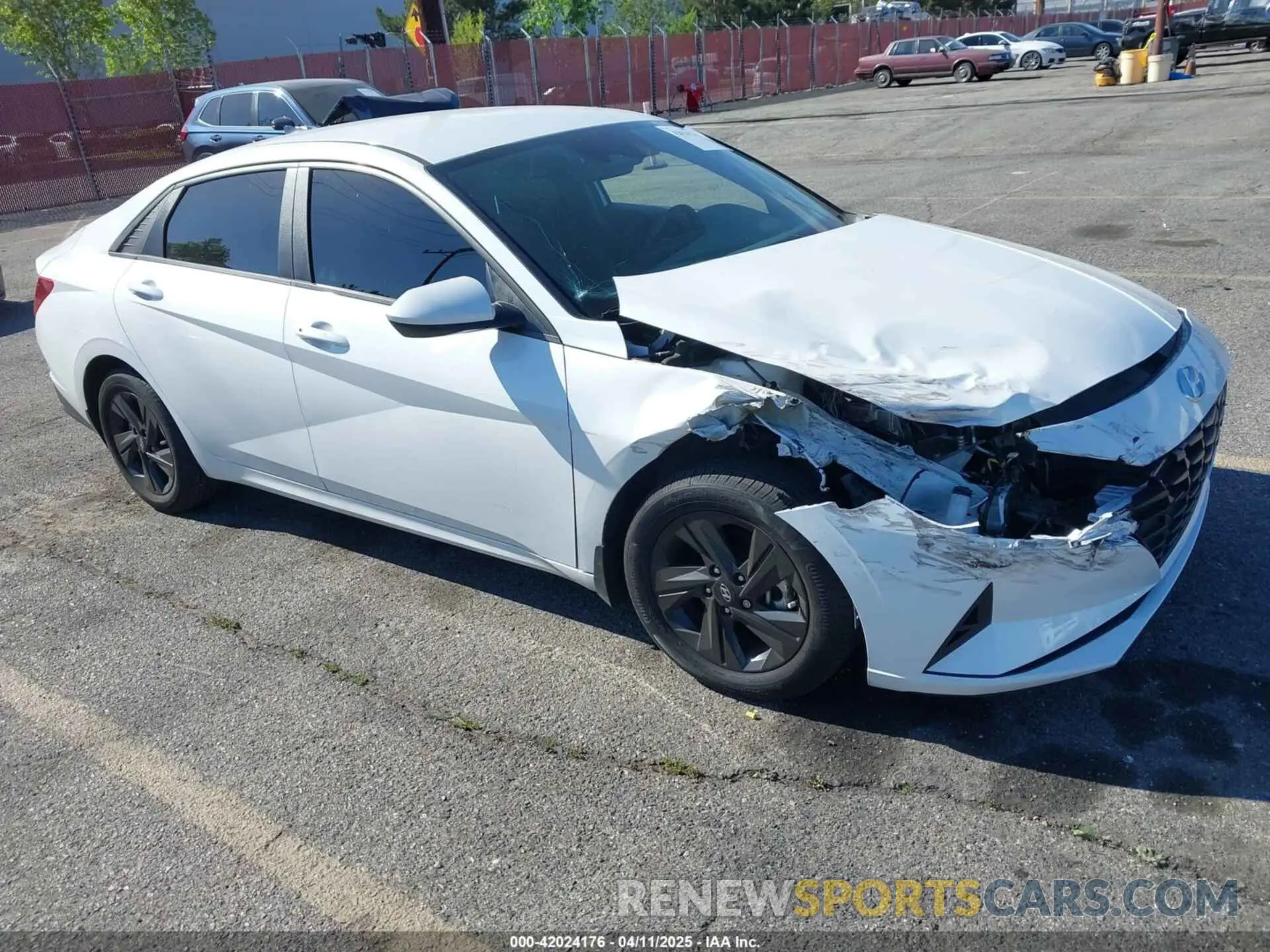 1 Photograph of a damaged car 5NPLM4AG3PH095509 HYUNDAI ELANTRA 2023