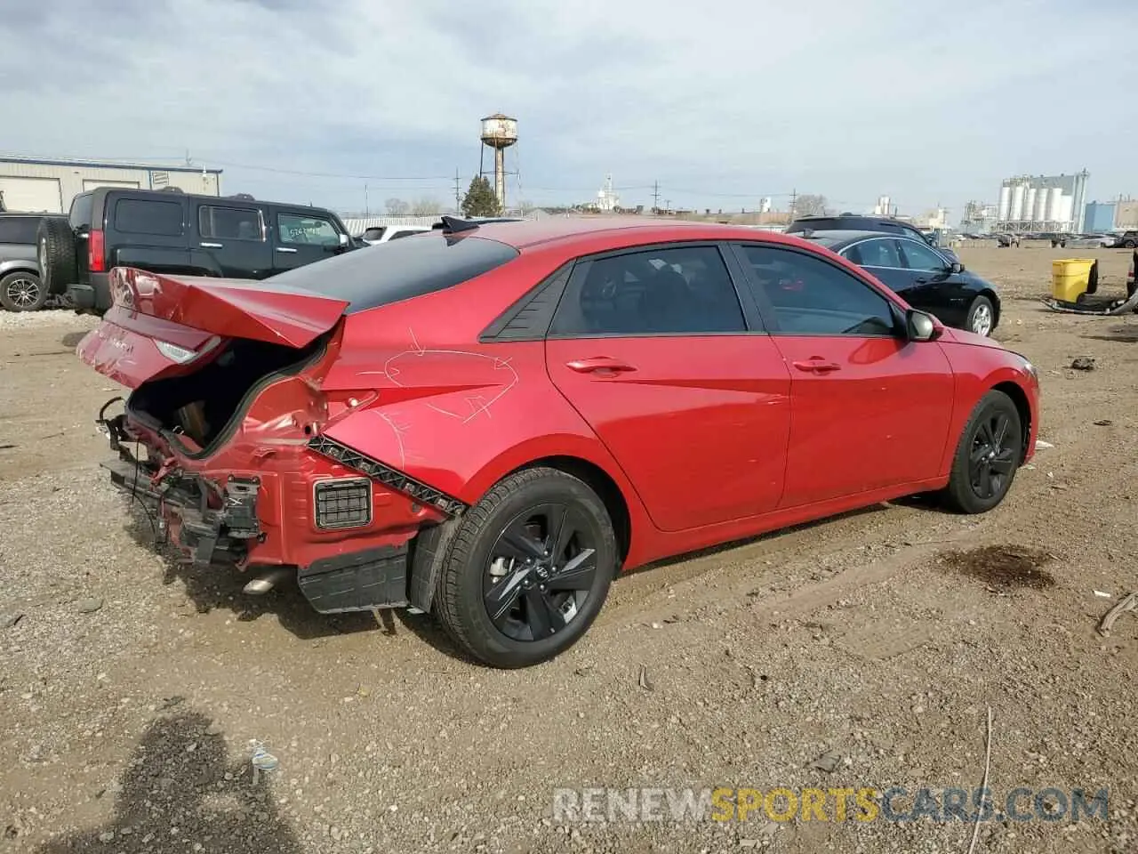3 Photograph of a damaged car 5NPLM4AG3PH103981 HYUNDAI ELANTRA 2023