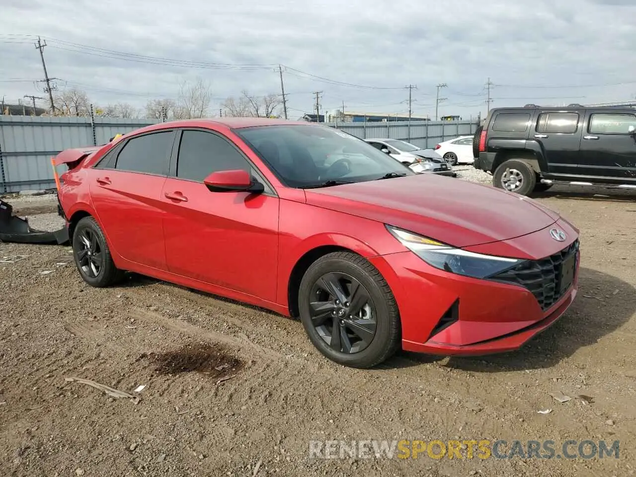 4 Photograph of a damaged car 5NPLM4AG3PH103981 HYUNDAI ELANTRA 2023