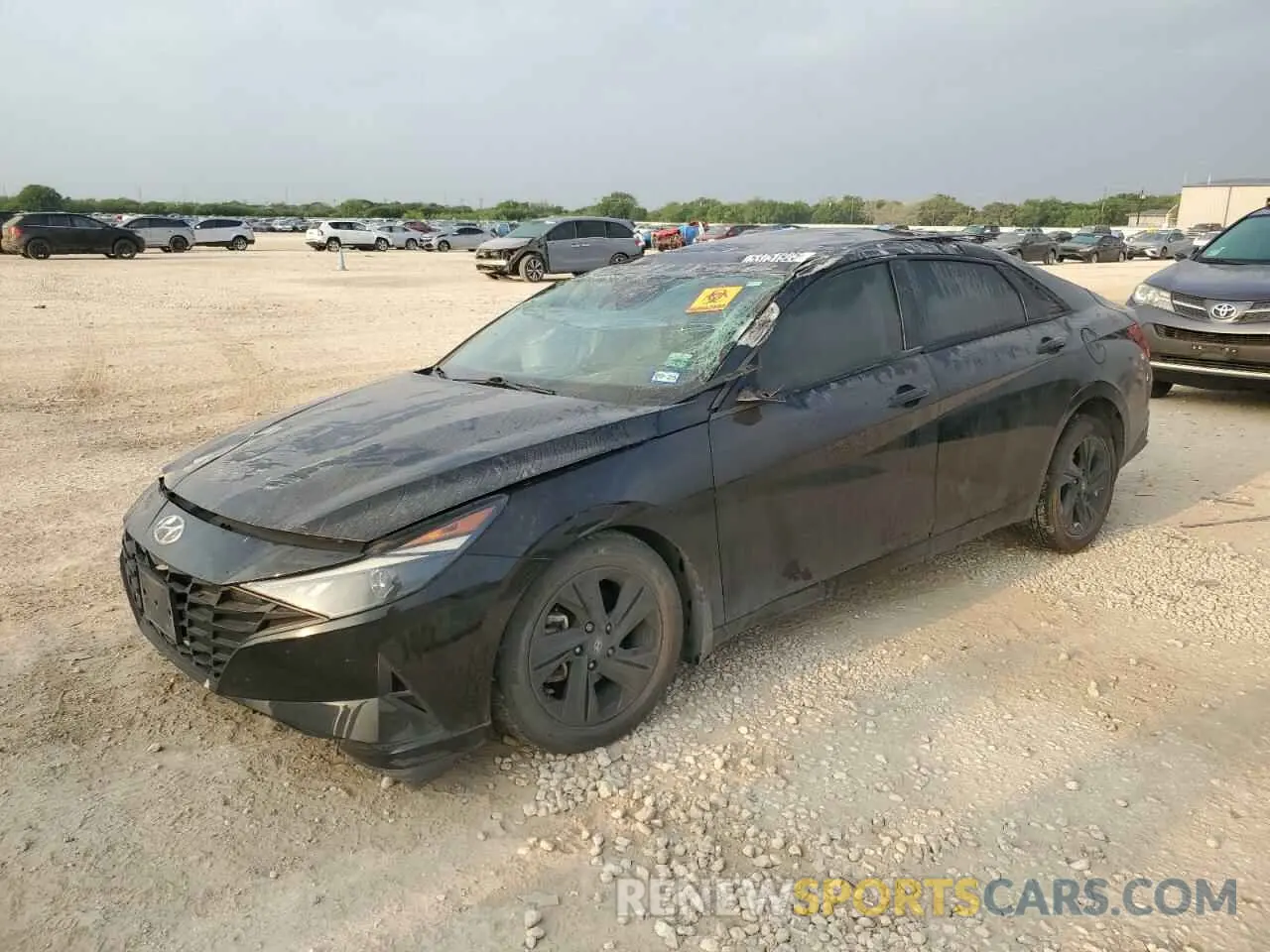 1 Photograph of a damaged car 5NPLM4AG4PH086950 HYUNDAI ELANTRA 2023