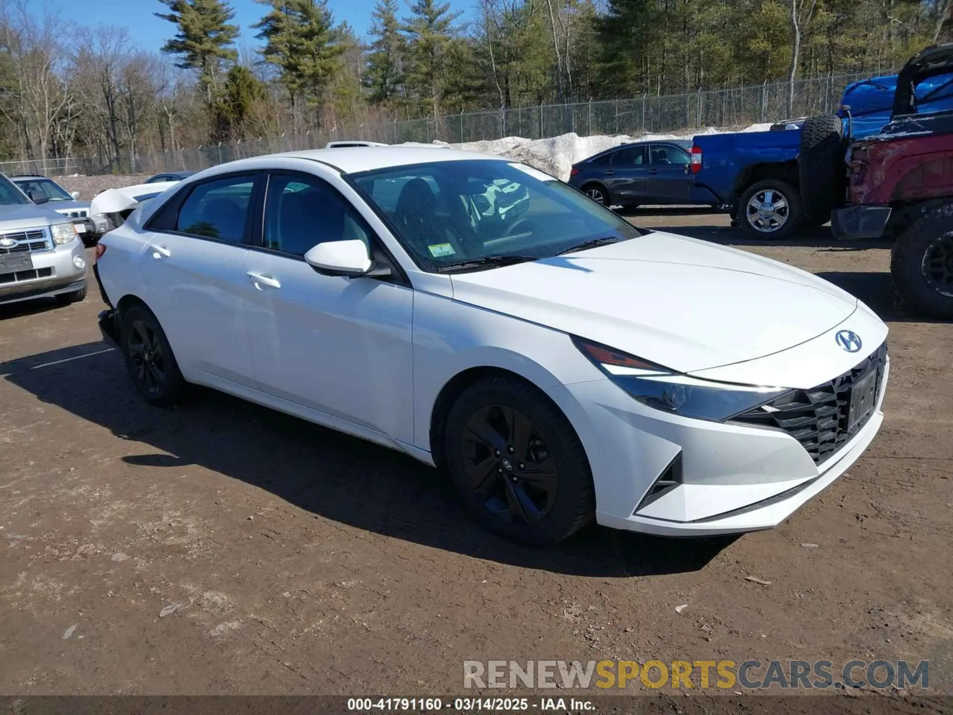 1 Photograph of a damaged car 5NPLM4AG4PH090979 HYUNDAI ELANTRA 2023