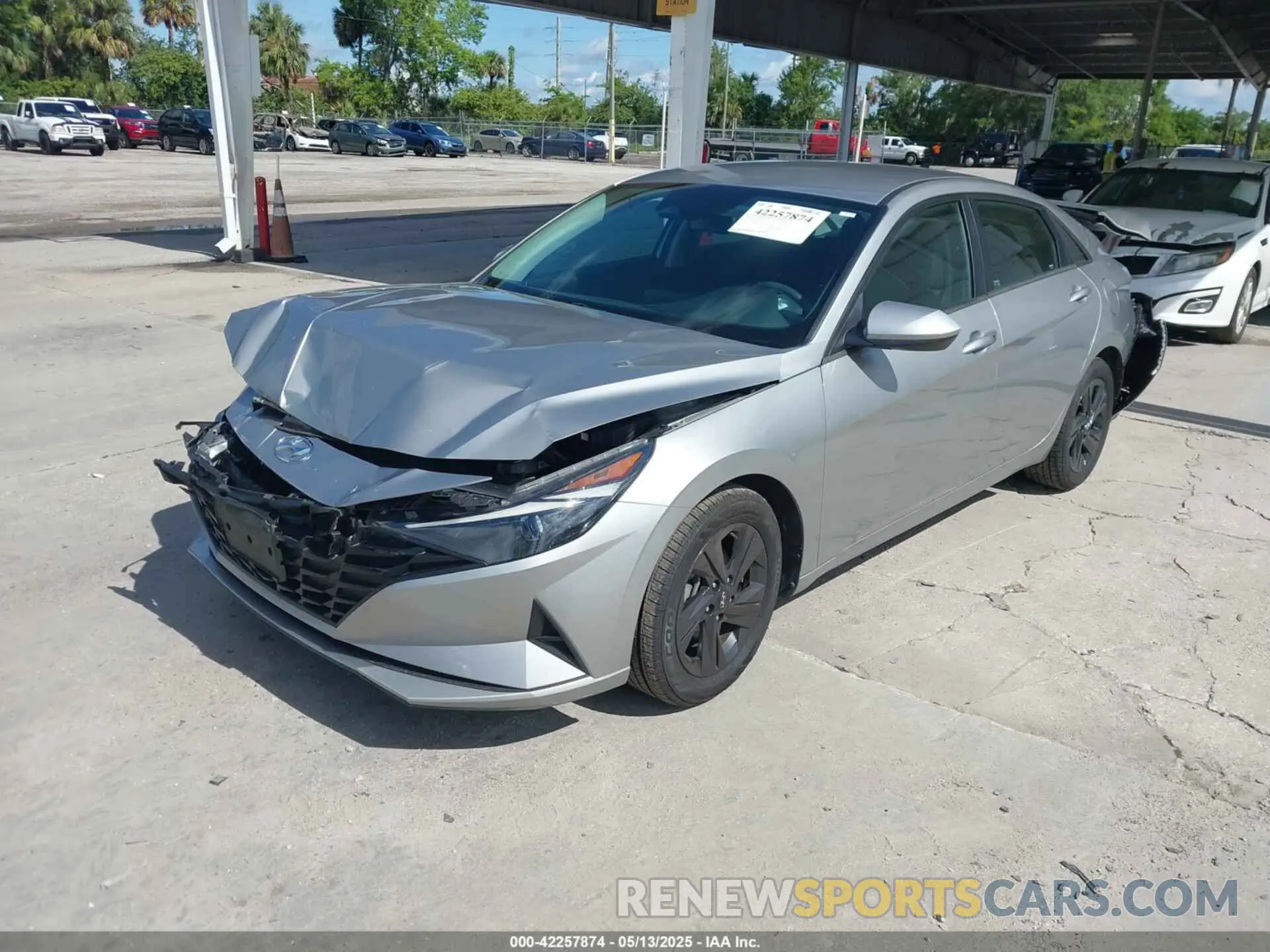 2 Photograph of a damaged car 5NPLM4AG4PH103505 HYUNDAI ELANTRA 2023
