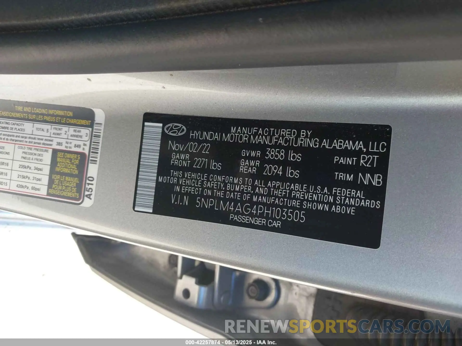 9 Photograph of a damaged car 5NPLM4AG4PH103505 HYUNDAI ELANTRA 2023