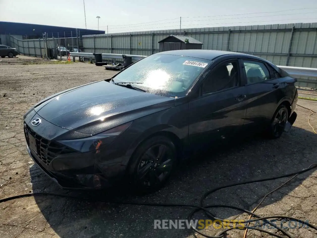 1 Photograph of a damaged car 5NPLM4AG4PH104282 HYUNDAI ELANTRA 2023