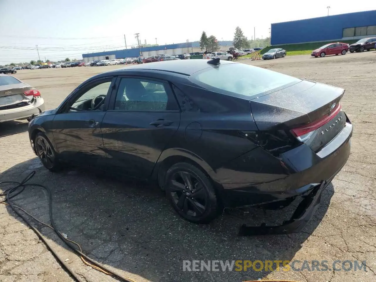 2 Photograph of a damaged car 5NPLM4AG4PH104282 HYUNDAI ELANTRA 2023