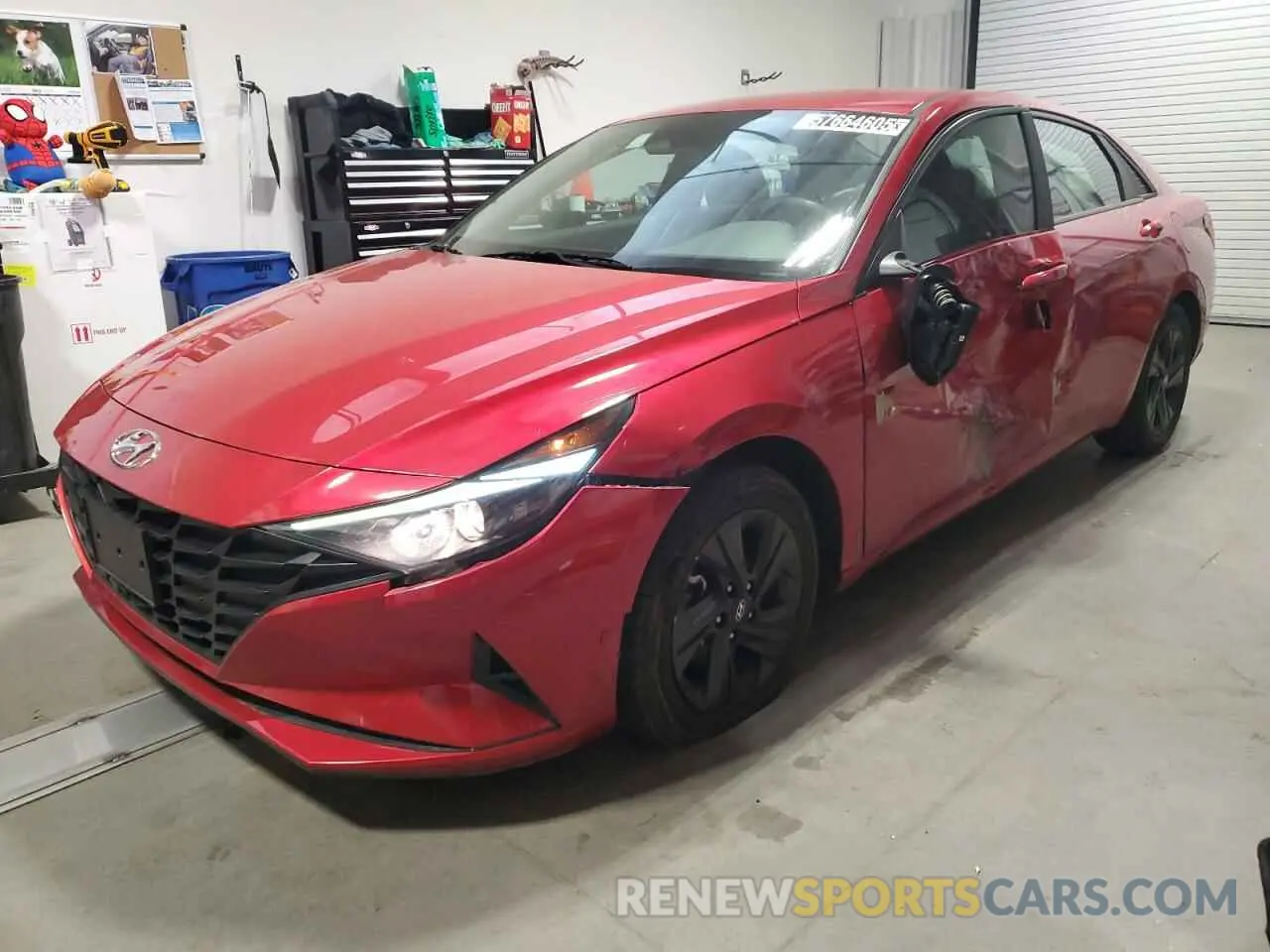 1 Photograph of a damaged car 5NPLM4AG4PH104363 HYUNDAI ELANTRA 2023