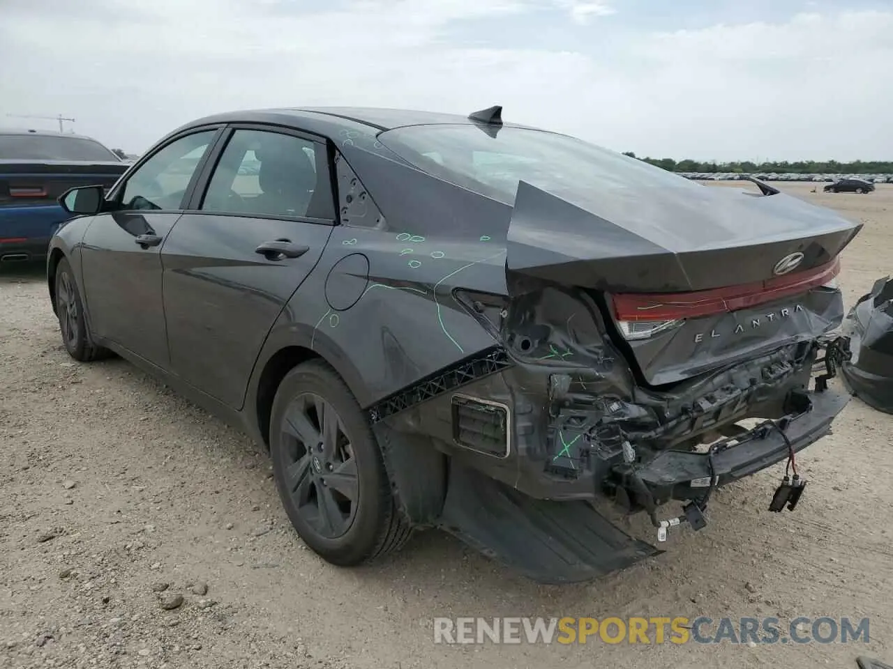 2 Photograph of a damaged car 5NPLM4AG4PH110292 HYUNDAI ELANTRA 2023