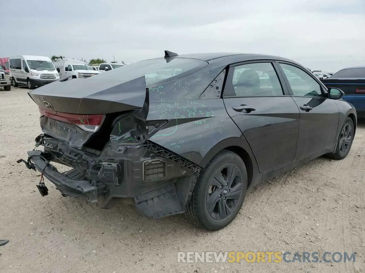 3 Photograph of a damaged car 5NPLM4AG4PH110292 HYUNDAI ELANTRA 2023