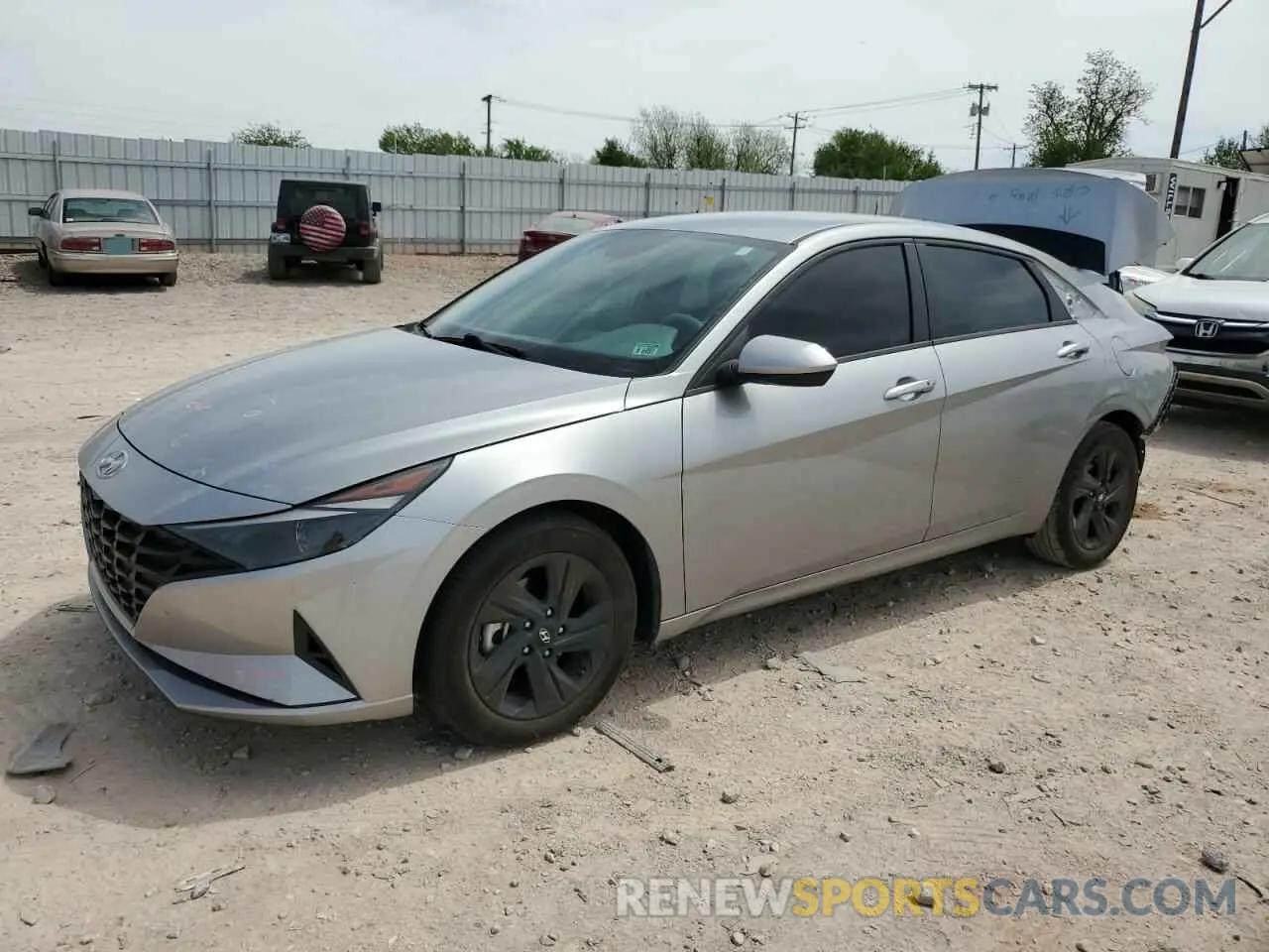 1 Photograph of a damaged car 5NPLM4AG6PH092426 HYUNDAI ELANTRA 2023