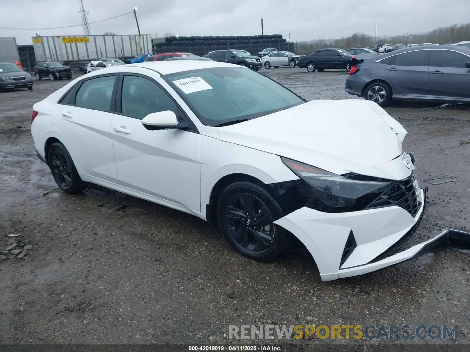 1 Photograph of a damaged car 5NPLM4AG6PH109998 HYUNDAI ELANTRA 2023