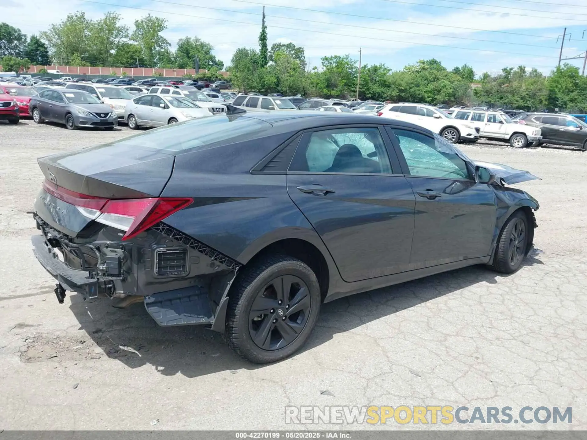 4 Photograph of a damaged car 5NPLM4AG6PH116434 HYUNDAI ELANTRA 2023