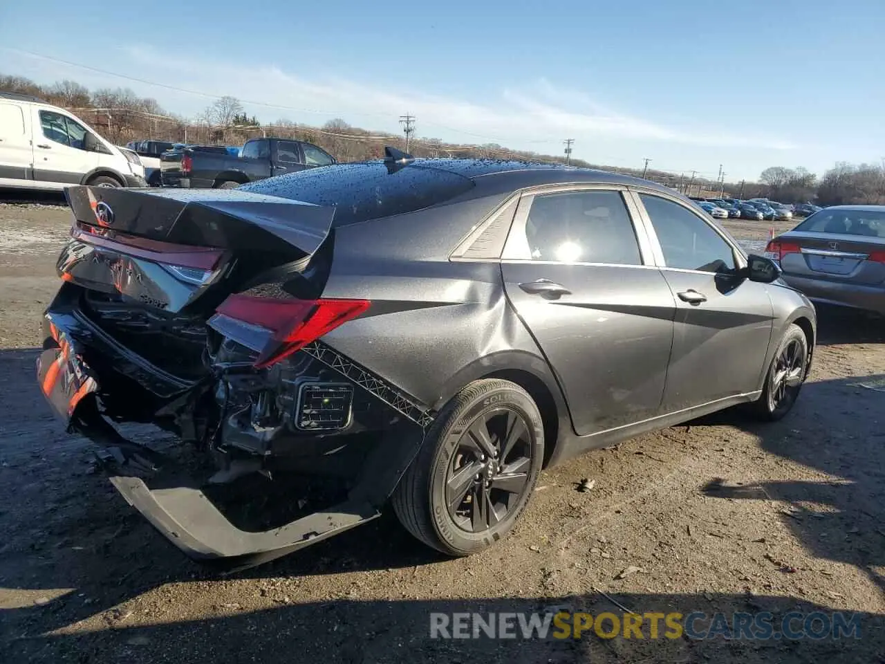 3 Photograph of a damaged car 5NPLM4AG6PH119723 HYUNDAI ELANTRA 2023