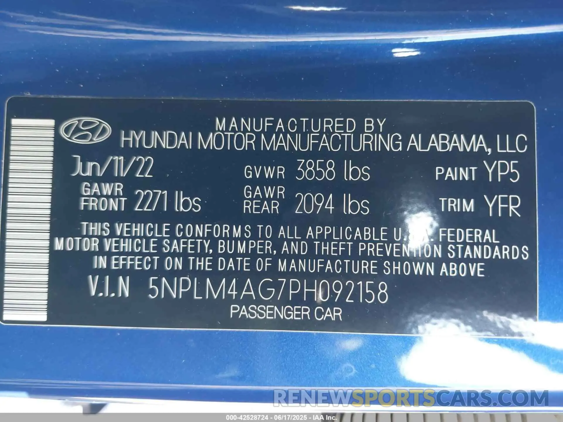 9 Photograph of a damaged car 5NPLM4AG7PH092158 HYUNDAI ELANTRA 2023