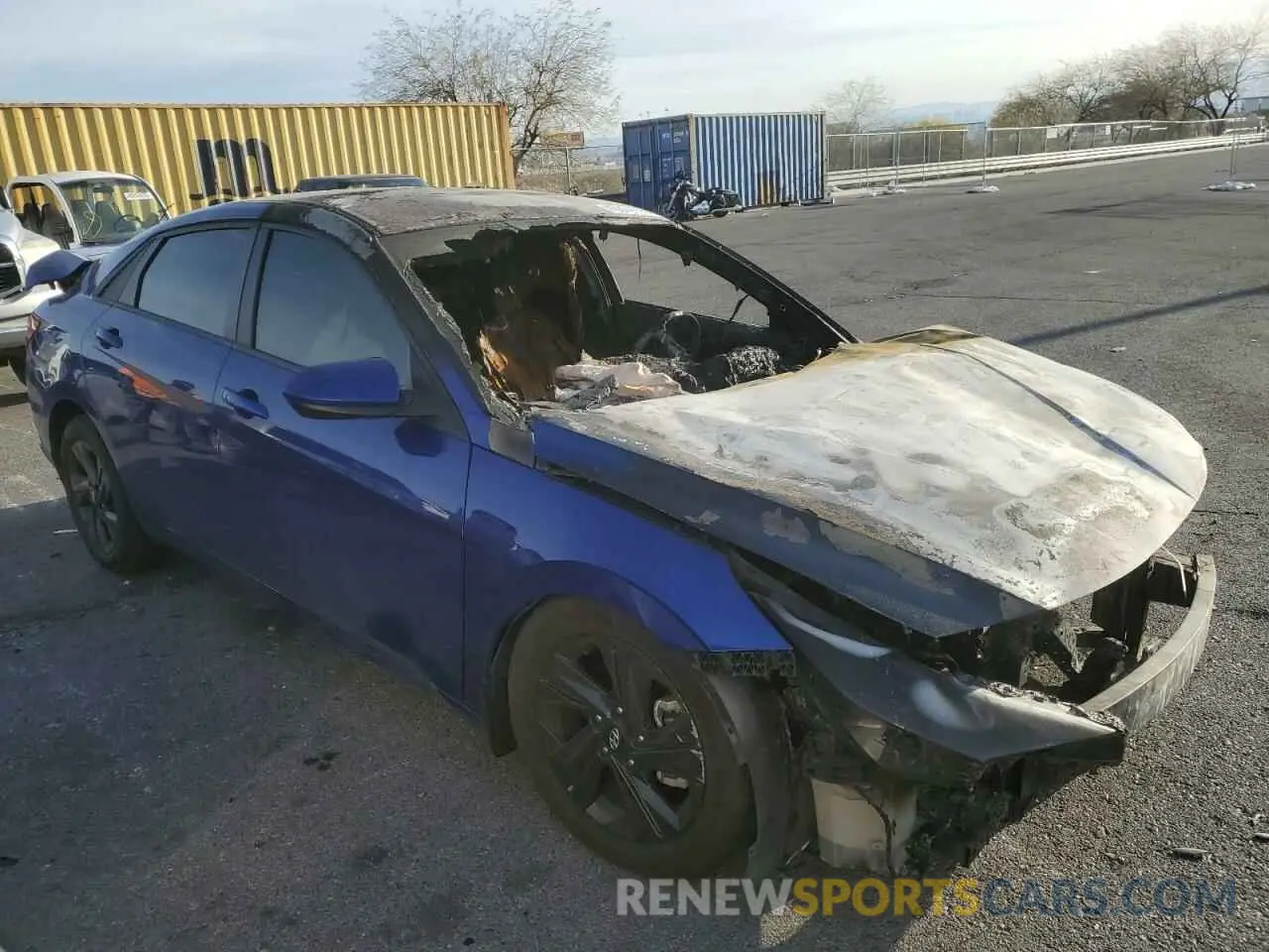 4 Photograph of a damaged car 5NPLM4AG7PH092855 HYUNDAI ELANTRA 2023