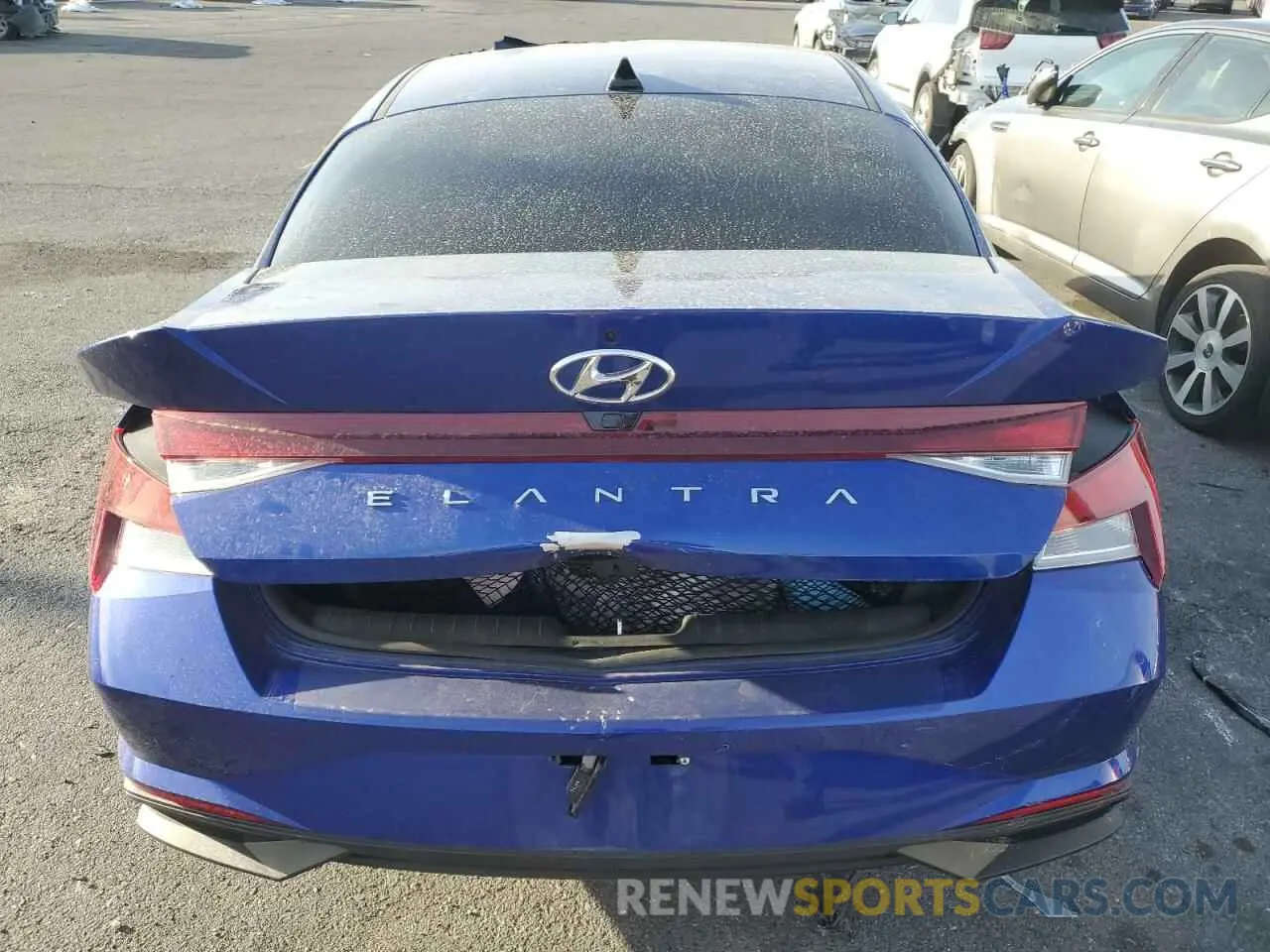 6 Photograph of a damaged car 5NPLM4AG7PH092855 HYUNDAI ELANTRA 2023