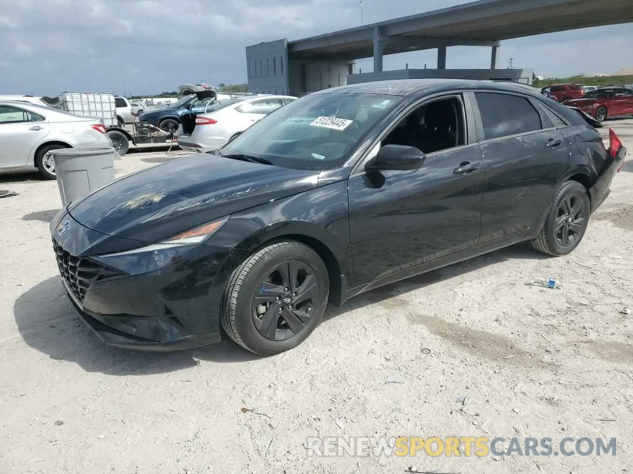 1 Photograph of a damaged car 5NPLM4AG7PH101098 HYUNDAI ELANTRA 2023