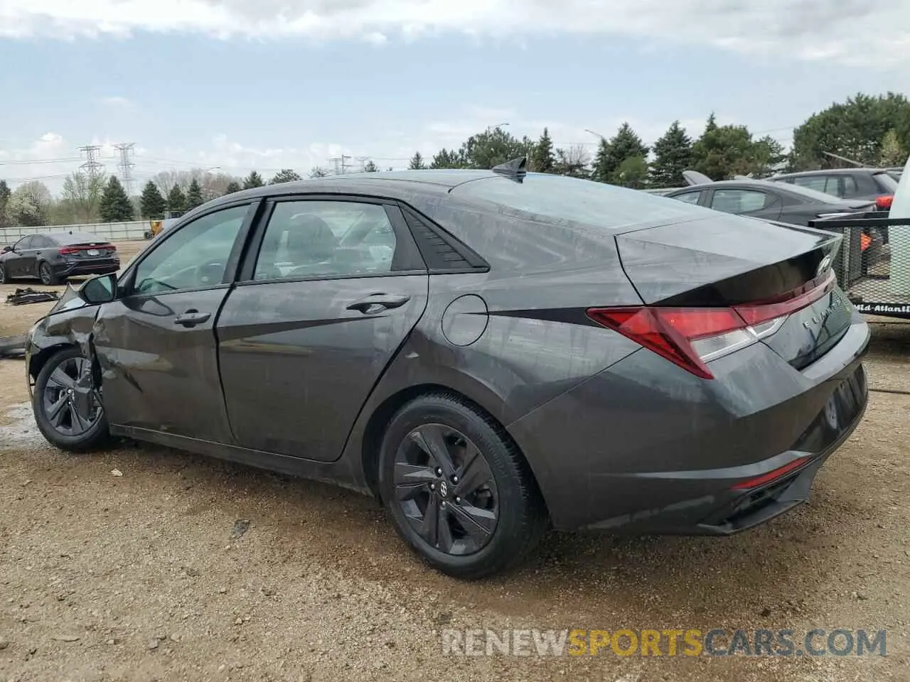 2 Photograph of a damaged car 5NPLM4AG7PH107144 HYUNDAI ELANTRA 2023
