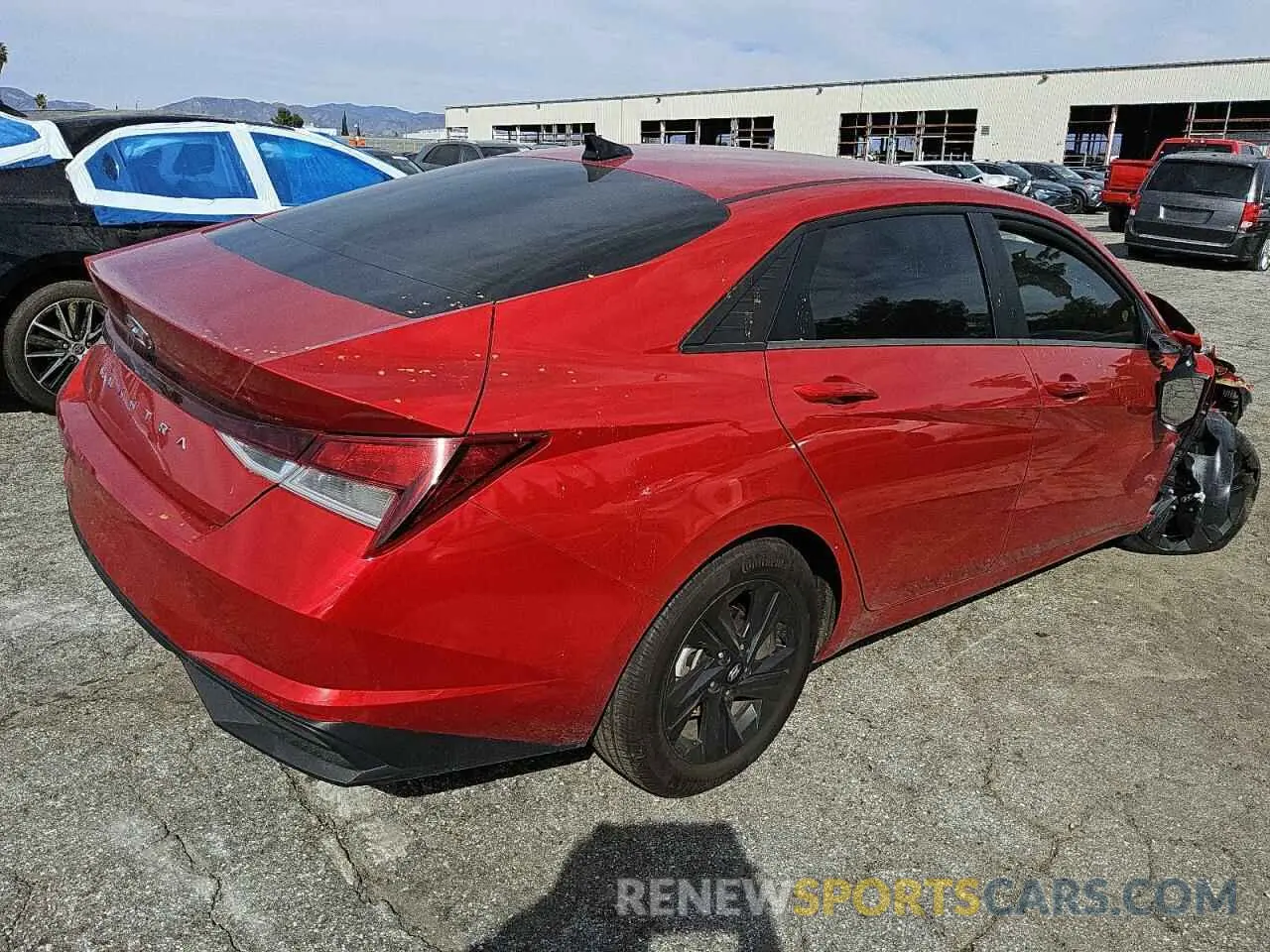 3 Photograph of a damaged car 5NPLM4AG9PH096017 HYUNDAI ELANTRA 2023