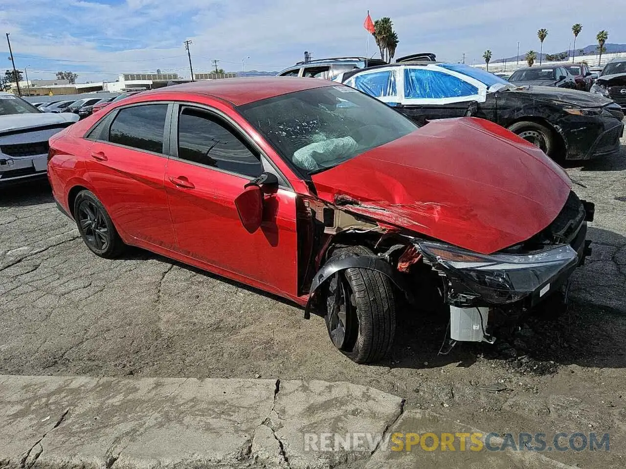 4 Photograph of a damaged car 5NPLM4AG9PH096017 HYUNDAI ELANTRA 2023