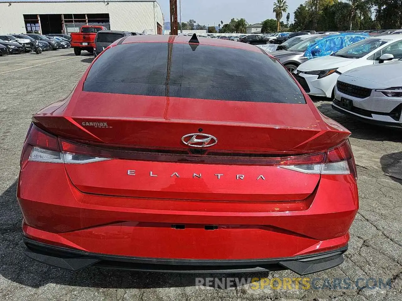6 Photograph of a damaged car 5NPLM4AG9PH096017 HYUNDAI ELANTRA 2023
